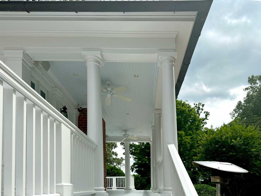 Columned Side Porch Restoration